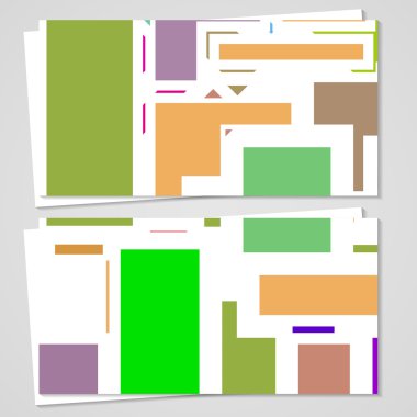 vektör kartvizit tasarımı için ayarla