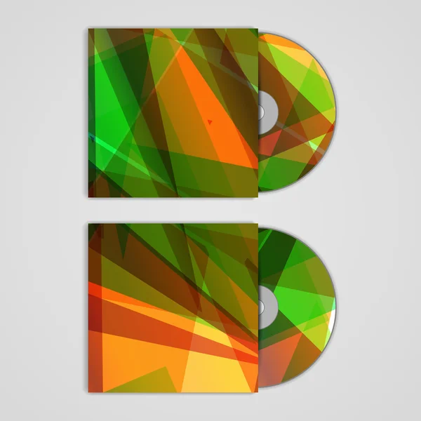 Conjunto de cubierta de cd vectorial para su diseño — Archivo Imágenes Vectoriales