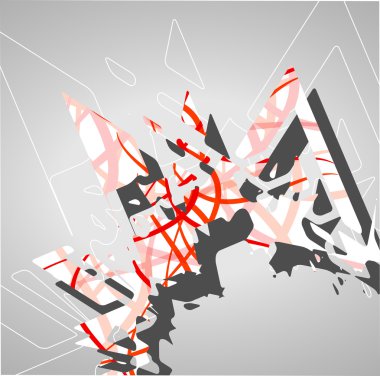 fütüristik arka plan, geometrik şekil.