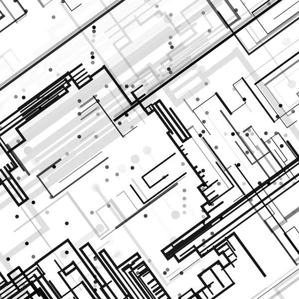 Fond de circuit imprimé — Image vectorielle