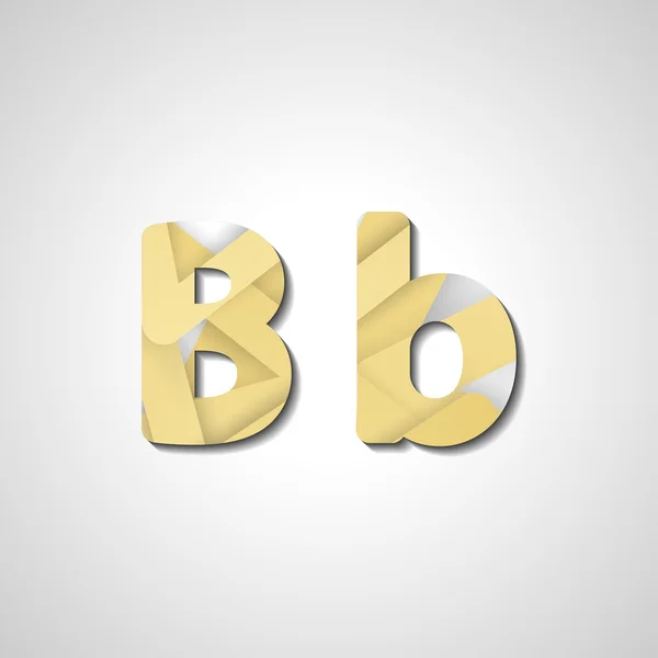 Barevné písmeno abecedy — Stockový vektor