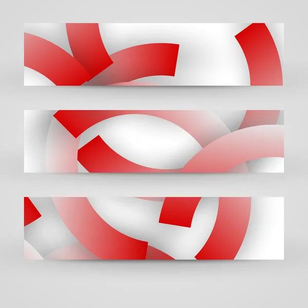 Conjunto de banner vectorial para su diseño — Archivo Imágenes Vectoriales