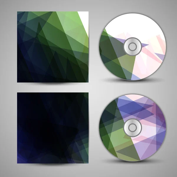 Conjunto de cubierta de cd vectorial para su diseño — Archivo Imágenes Vectoriales