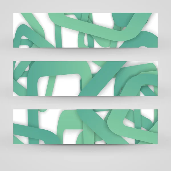 Conjunto de banner vectorial para su diseño — Vector de stock