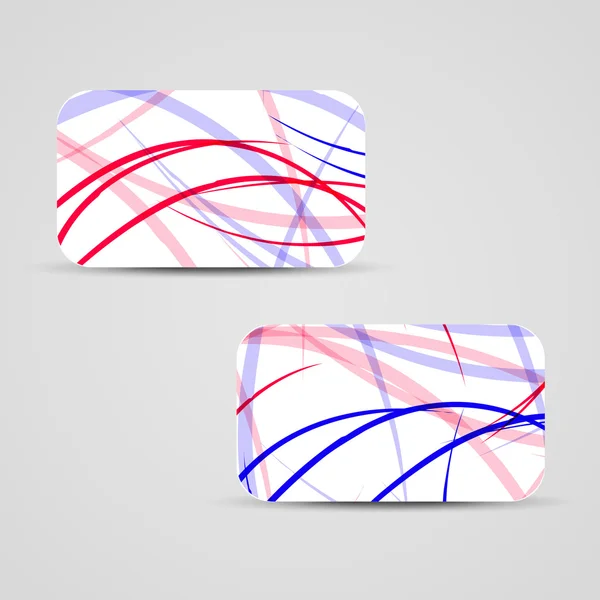 Set de cartes de visite vectorielles pour votre design — Image vectorielle