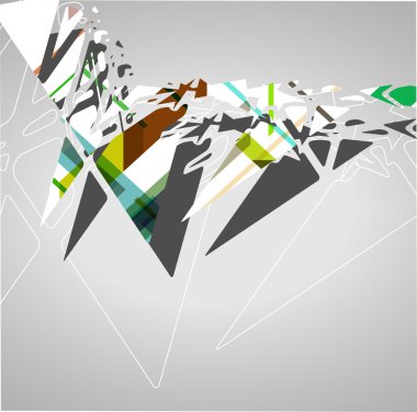 fütüristik arka plan, geometrik şekil.