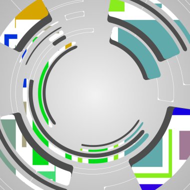 fütüristik teknoloji tasarım için arka plan