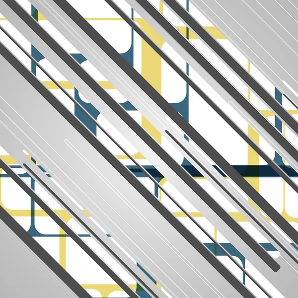 Abstrakte futuristische geometrische Formen — Stockvektor