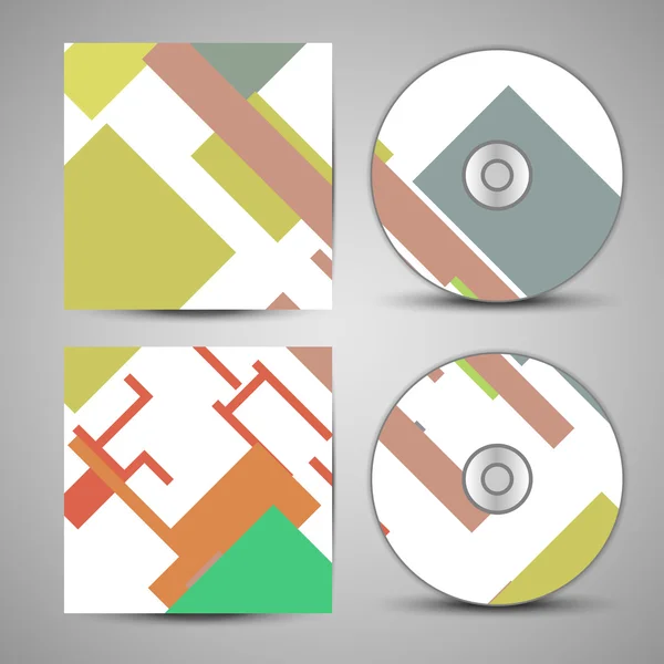 Set di copertine per cd vettoriale per il vostro design — Vettoriale Stock