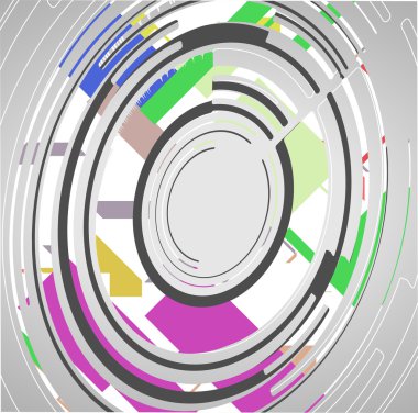 soyut teknoloji çevrelerinde arka plan