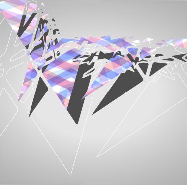 fütüristik arka plan, geometrik şekil.