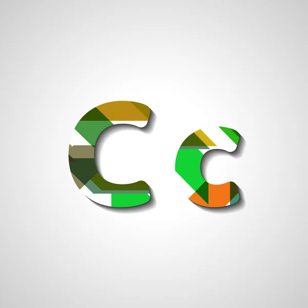 Kolorowe litery alfabetu — Wektor stockowy