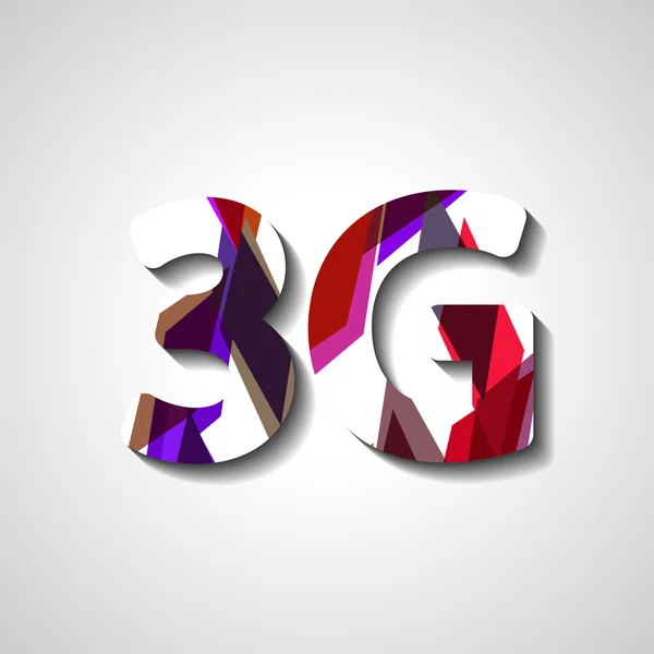 Drie g abstracte symbool — Stockvector