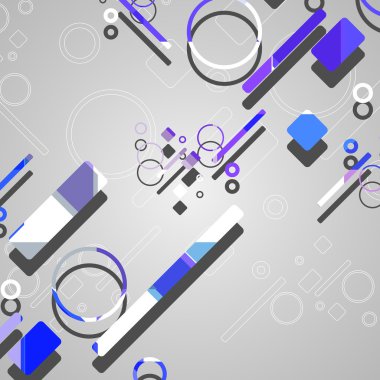 Renkli soyut çember arkaplanı