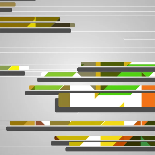 Formas geométricas futuristas abstractas — Vector de stock