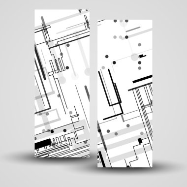 vektörel banner tasarımınız için ayarla