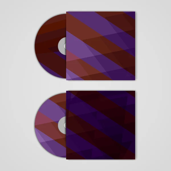 Conjunto de cubierta de cd vectorial para su diseño — Archivo Imágenes Vectoriales