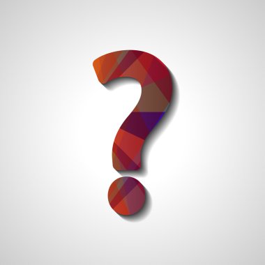 Abstract question mark clipart