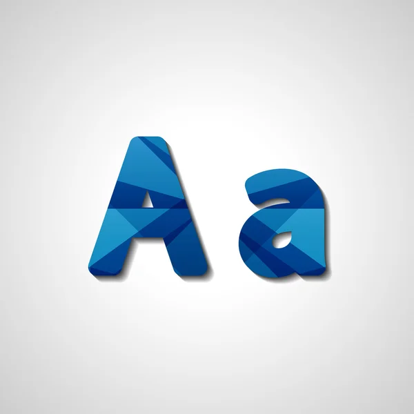 Alfabeto de letras coloridas — Vector de stock