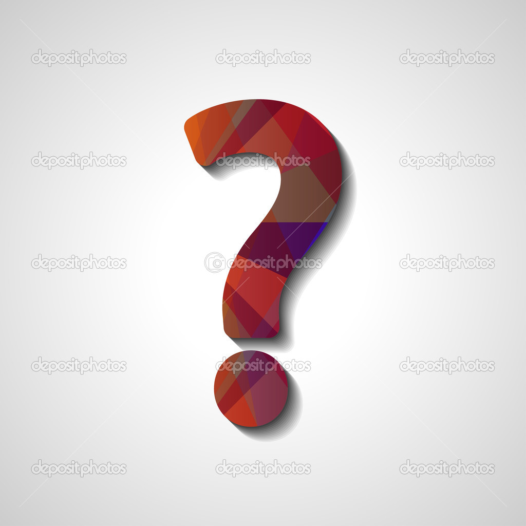 Abstract question mark