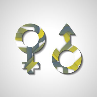 erkek ve dişi cinsiyet simgeleri