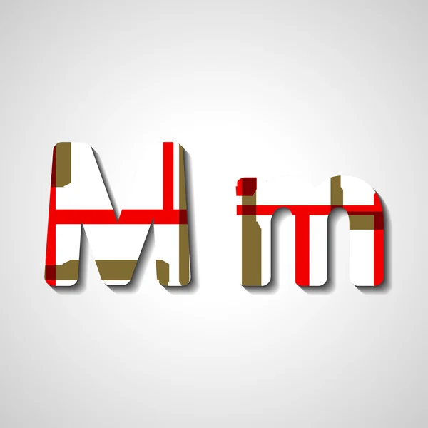 Alfabeto colorato delle lettere — Vettoriale Stock