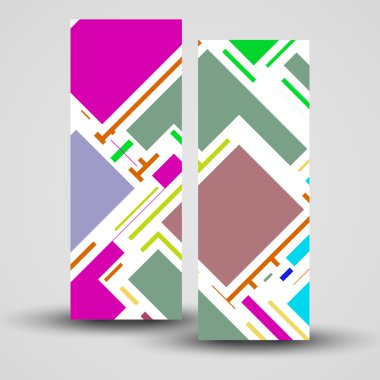 vektörel banner tasarımınız için ayarla