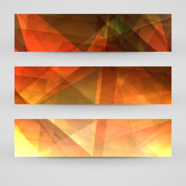 vektörel banner tasarımınız için ayarla