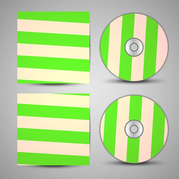 Conjunto de cubierta de cd vectorial para su diseño — Archivo Imágenes Vectoriales