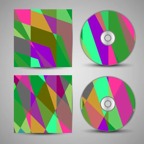 Ensemble de couverture de cd vectoriel pour votre conception — Image vectorielle