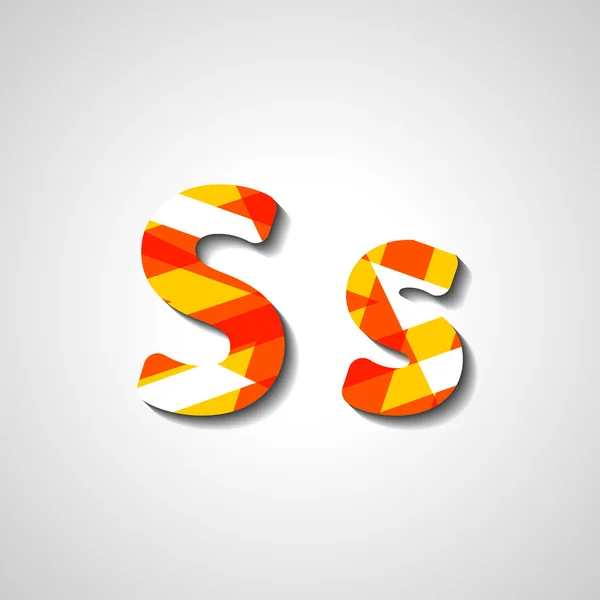 Alfabeto de letras coloridas — Vector de stock