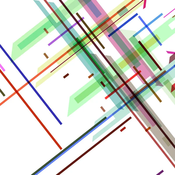 抽象的な幾何学的図形 — ストックベクタ