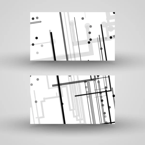 Vektör kartvizit tasarımı için ayarla — Stok Vektör