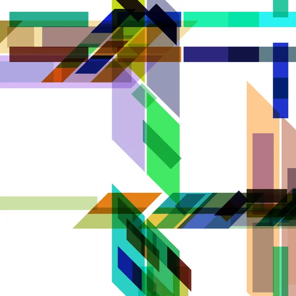 Abstracte geometrische vorm — Stockvector