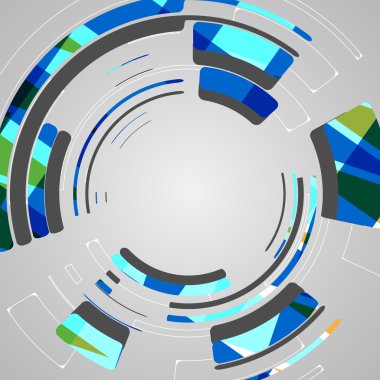 fütüristik teknoloji tasarım için arka plan