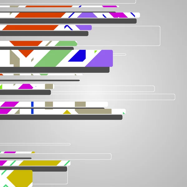 Futuristické abstraktní geometrické tvary — Stockový vektor