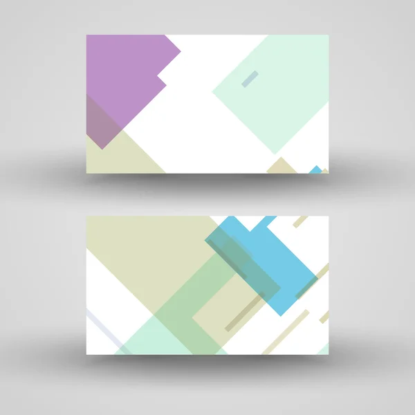 Set de cartes de visite vectorielles pour votre design — Image vectorielle