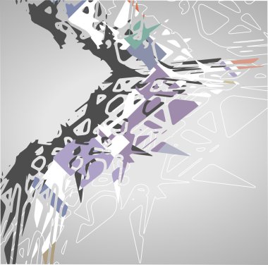 fütüristik arka plan, geometrik şekil.