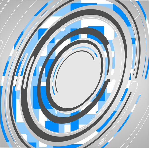 Абстрактные технологические круги

