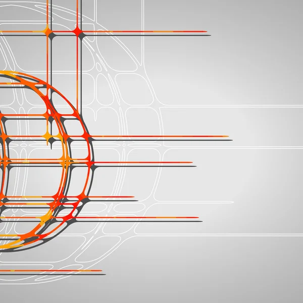 Círculos abstractos fondo — Archivo Imágenes Vectoriales