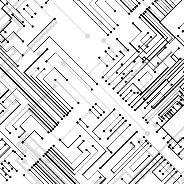 Fond de circuit imprimé — Image vectorielle