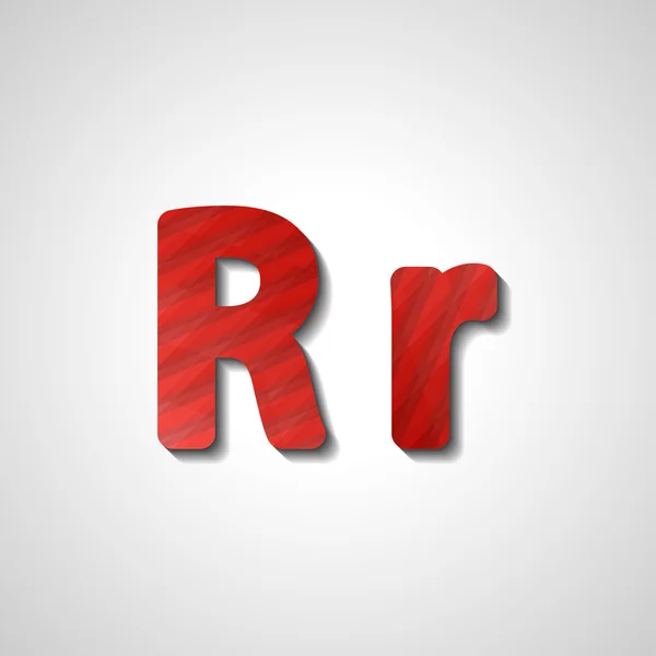 Färgglada brev alfabetet — Stock vektor