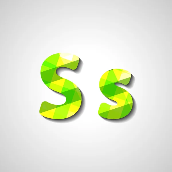 Alfabeto de letras coloridas — Vector de stock