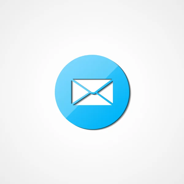 Envolvente correo web icono — Vector de stock