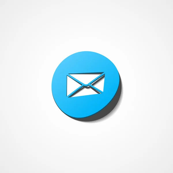 Envolvente correo web icono — Vector de stock