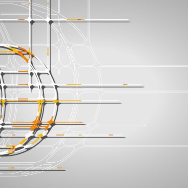 Soyut çember arkaplanı