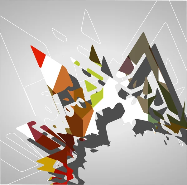 Forme abstracte futuriste — Vector de stoc