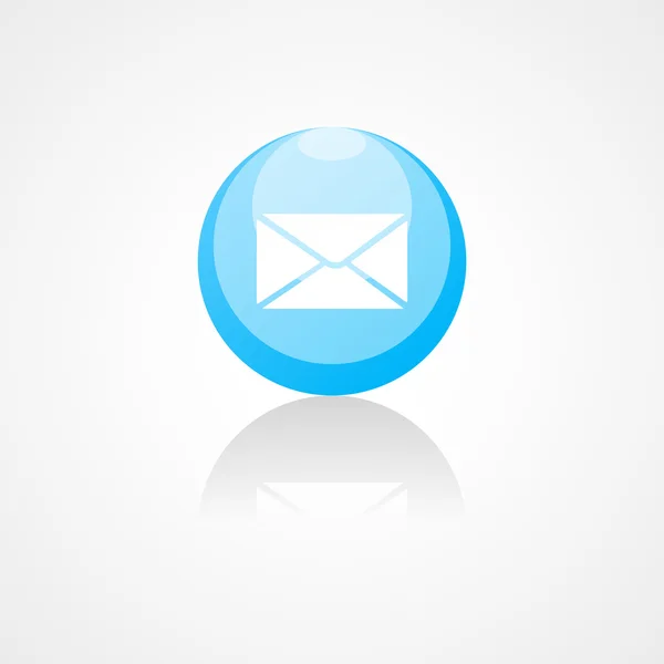 Envolvente correo web icono — Vector de stock