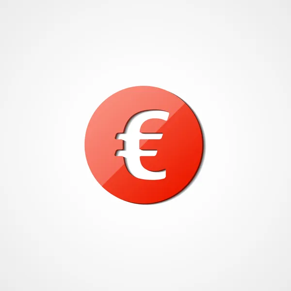 Euro-Vektor-Websymbol — Stockvektor