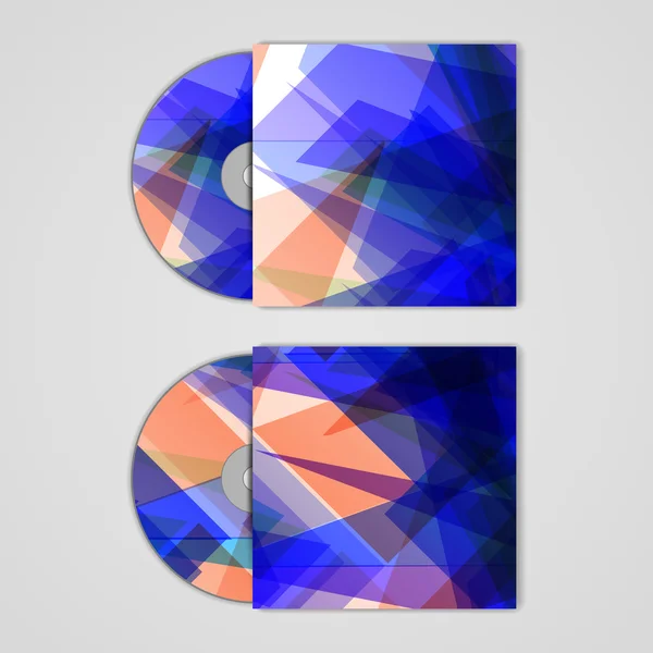 Vector cd-cover instellen voor uw ontwerp — Stockvector